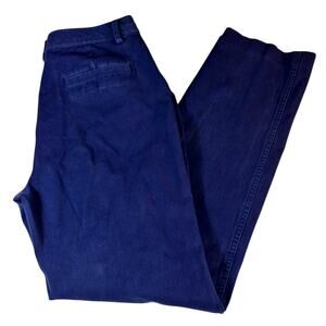 Vintage Lauren Ralph Lauren Royal Blue Mid-Rise Straight Leg Chino Pants Blue 8
